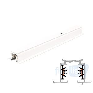 SLV S-Track rail triphasé Dali encastré blanc
